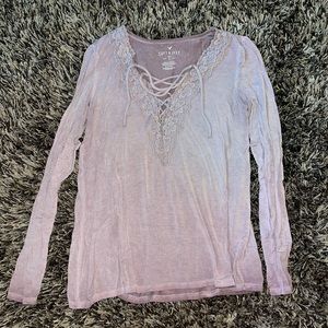 American Eagle. Size small. Pink/purple ombré long sleeve.